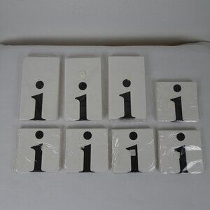 Paper Napkins & Guest Towels Letter I Monogram Unopened Party Cocktail "i"